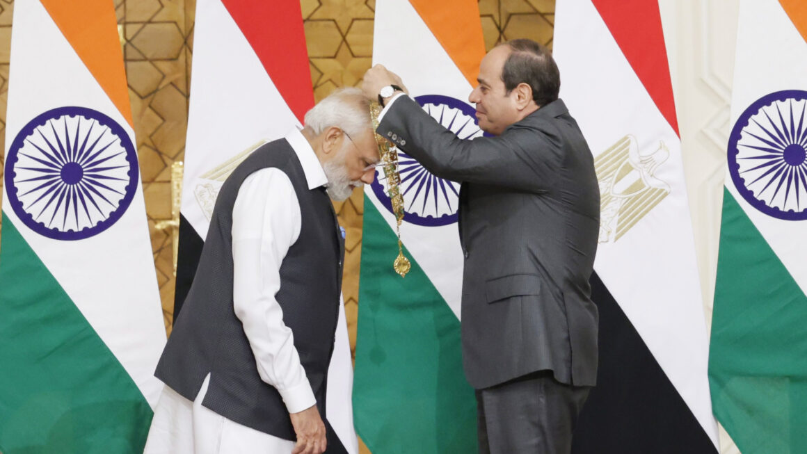 प्रधानमंत्री मोदी मिस्र के सर्वोच्च राजकीय सम्मान ‘ऑर्डर ऑफ द नाइल’ से अलंकृत
