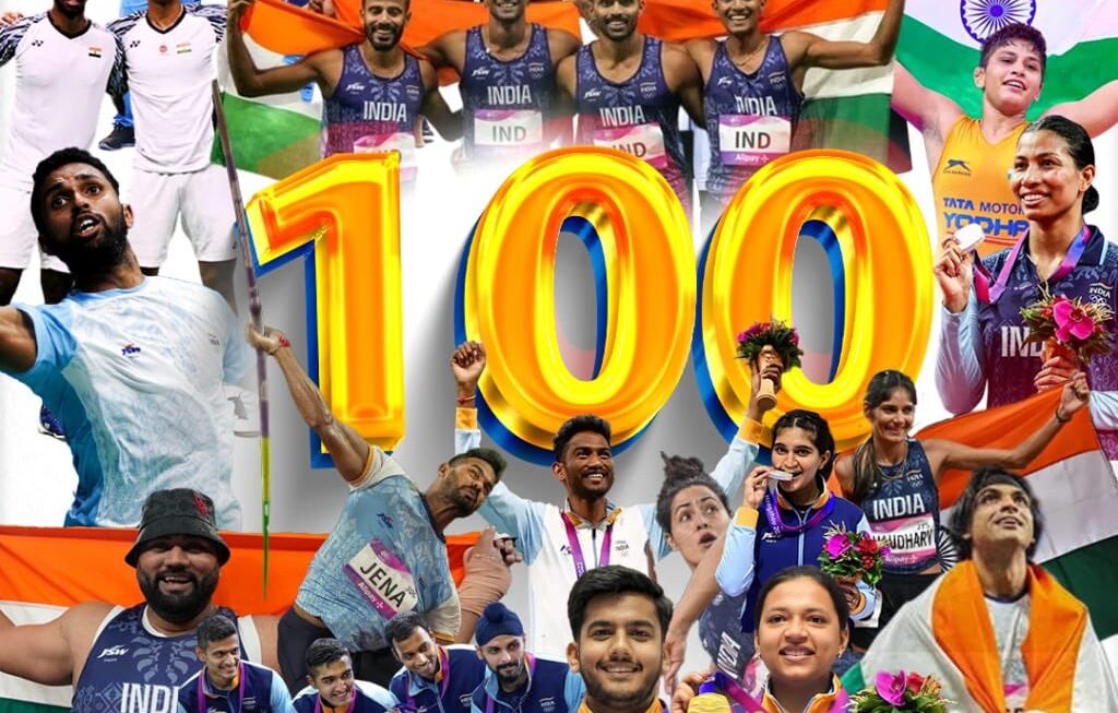 एशियाई खेलों में भारत ने जीता 100वां पदक, अनुराग ठाकुर ने दी बधाई