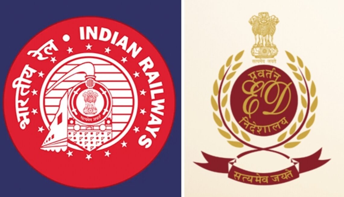 रेलवे क्लेम घोटाले में पटना समेत देश के पांच ठिकानों पर ईडी की छापेमारी