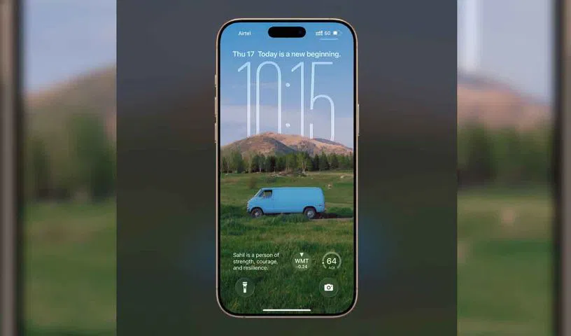 Apple iOS 26 Liquid Glass Effect