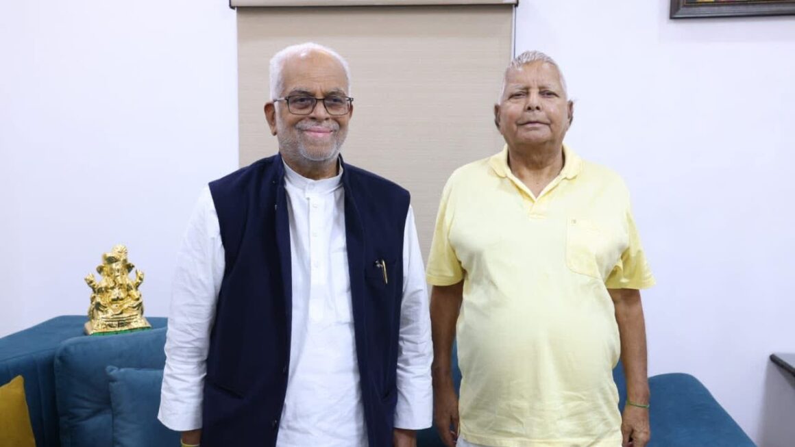 लालू-सुदर्शन रेड्डी की मुलाकात के बाद अमित मालवीय ने उठाया ईमानदारी पर सवाल