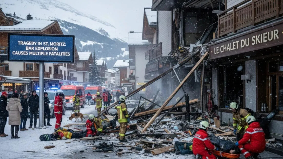 स्विट्जरलैंड के लग्जरी स्की रिजॉर्ट में भीषण धमाका, नए साल के जश्न पर मातम