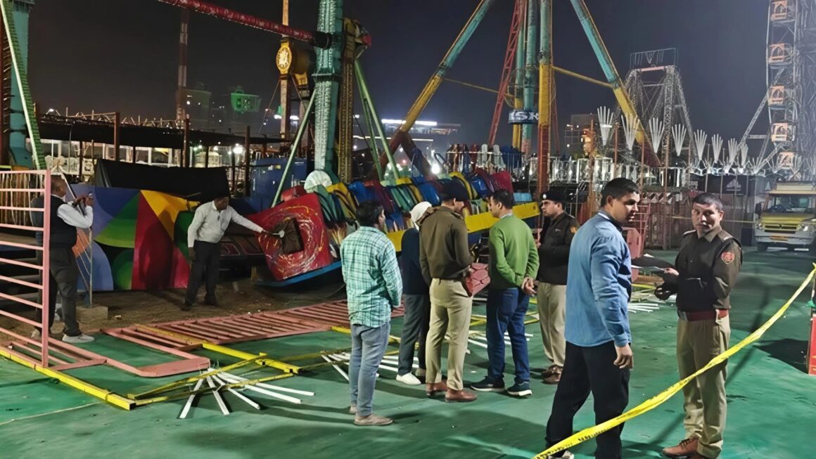 सूरजकुंड मेले में बड़ा हादसा: झूला टूटने से अफरातफरी, इंस्पेक्टर की मौत, एक दर्जन से ज्यादा घायल