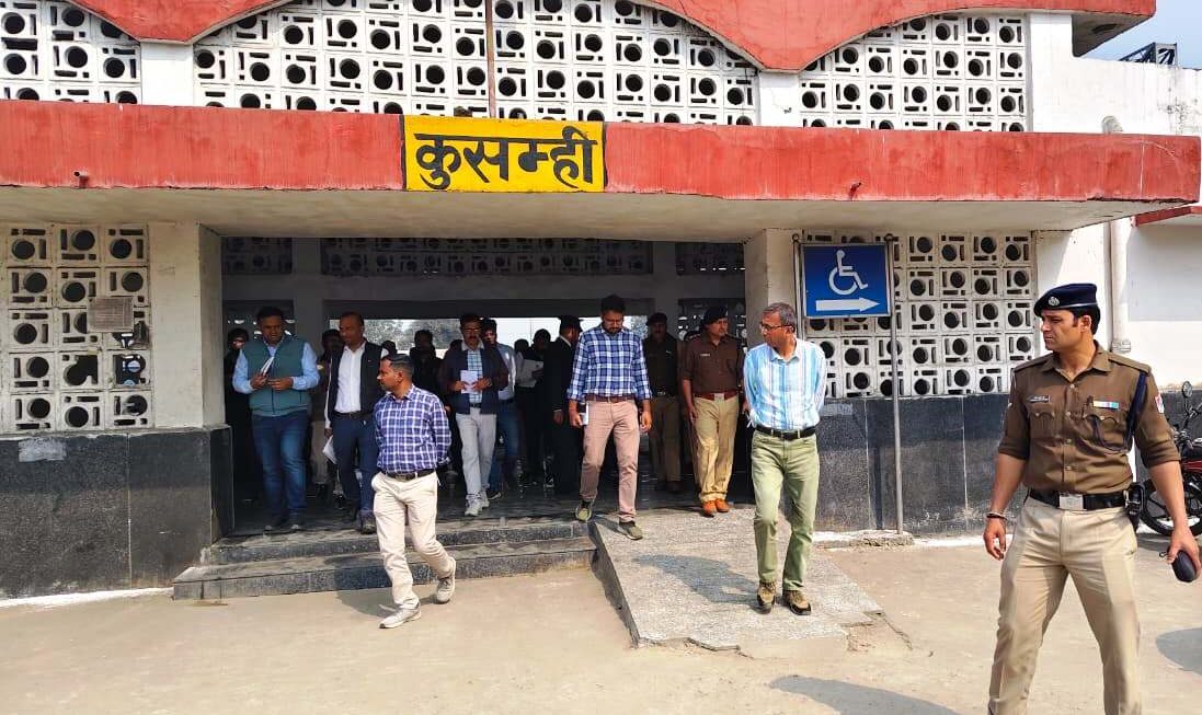 भटनी–कुसम्ही खंड का DRM ने किया विंडो ट्रेलिंग निरीक्षण, गुड्स शेड व स्टेशनों के आधुनिकीकरण पर जोर