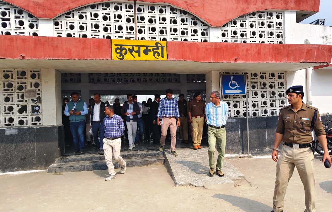 भटनी–कुसम्ही खंड का DRM ने किया विंडो ट्रेलिंग निरीक्षण, गुड्स शेड व स्टेशनों के आधुनिकीकरण पर जोर